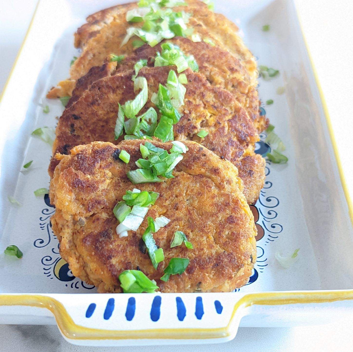 Salmon/Sweet Potato Patties - From Ferra