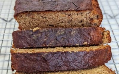 Gluten Free Tahini Banana Bread